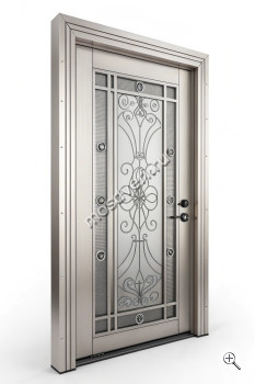Красивая входная дверь в дом КДД-003 - купить от производителя Мосдвери Красивая входная дверь в дом КДД-003